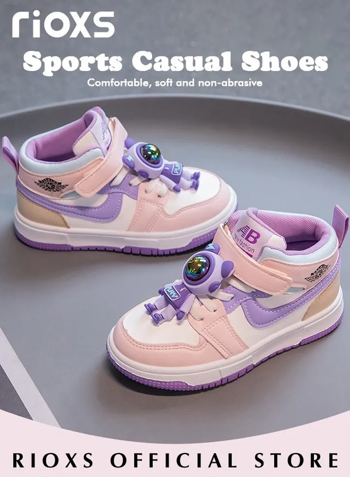 Kid's Sneakers Toddler Boys Girls Breathable Lightweight Running Sports Shoes Fashion Athletic Casual Shoes for School Casual Wear