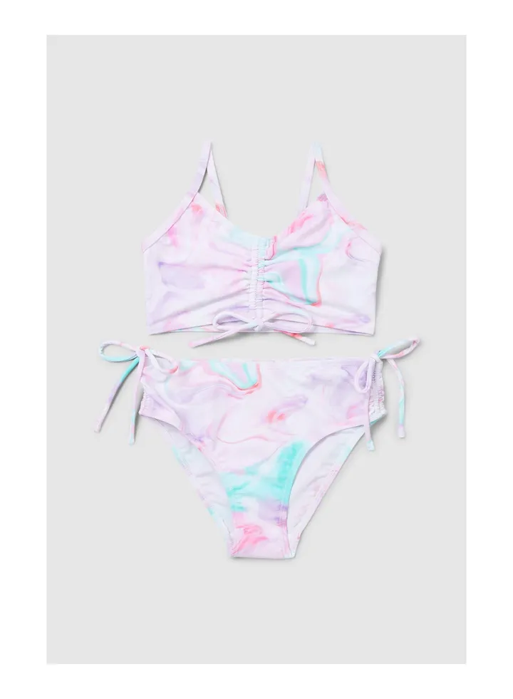 Younger Girl Tie-Dye Bikini