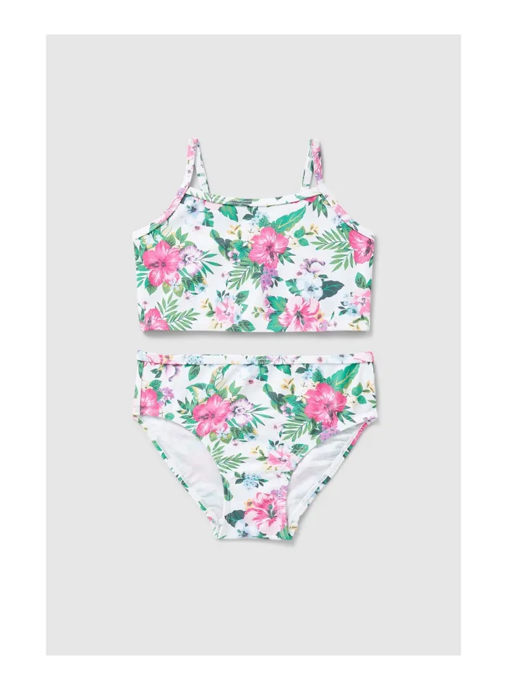 Family Swim Younger Girls Floral Bikini