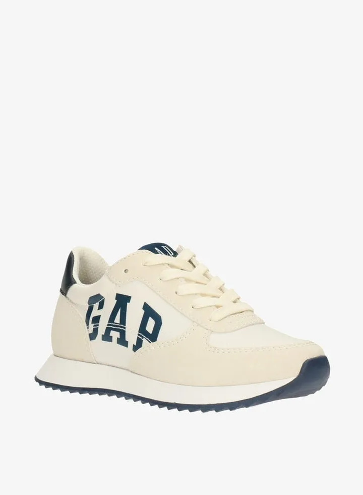 Boys' Logo Print Lace-Up Sports Shoes