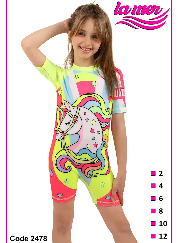 Kids Horse character la Mer swimwear