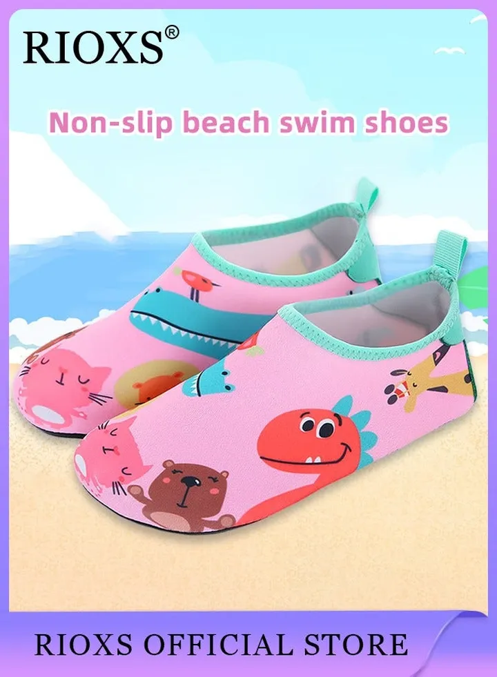 Water Shoes Beach Socks for Kids Toddler Baby Girls Boys Barefoot Quick-Dry Non-Slip Swim Socks Aqua Water Shoes for Beach Swimming Pool Water Park