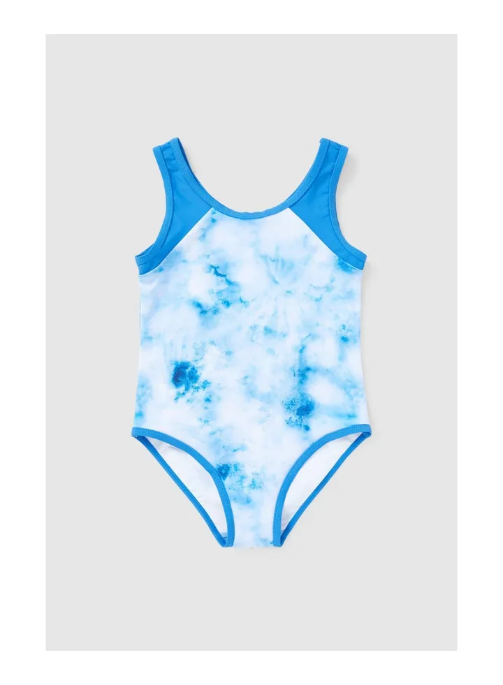Family Swim Younger Girl Tie Dye Swimsuit