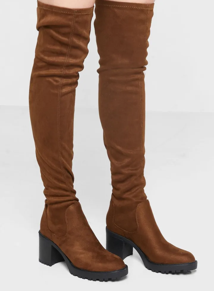 Casual Knee Boots