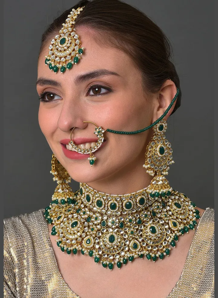 Kundan Gold Plated Necklace Set