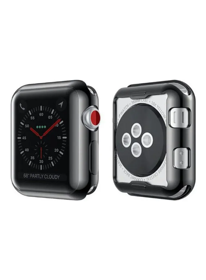 Buit In TPU Screen Protector All-Around Protective Case High Defination Ultra-Thin Cover For Apple Watch 44mm Series 4 And 3, 44mm