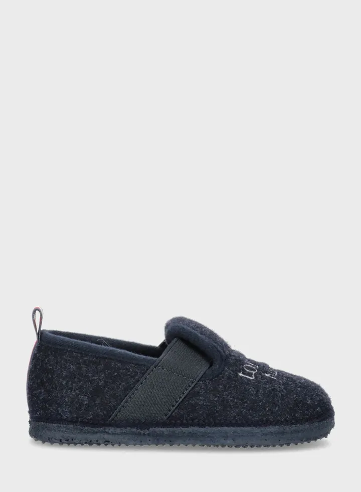 Kids Logo Bedroom Slippers