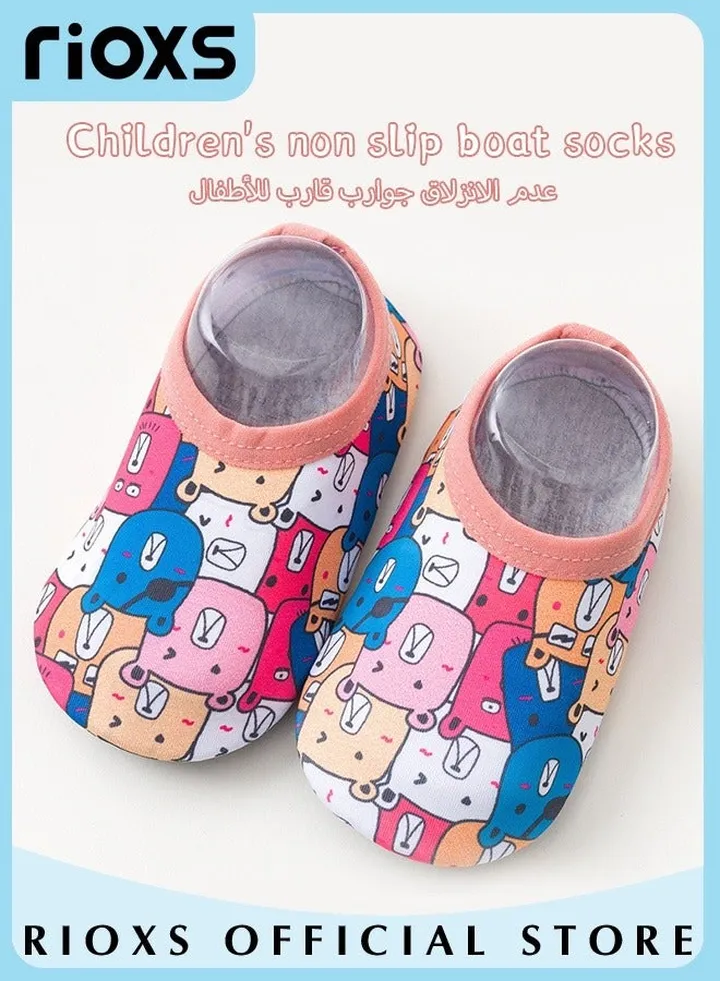 Infant Water Socks Toddler Baby Boys Girls Non-Slip Socks Barefoot Quick-Dry Non-Slip Swim Socks Aqua Water Shoes for Beach Swimming Pool Water Park