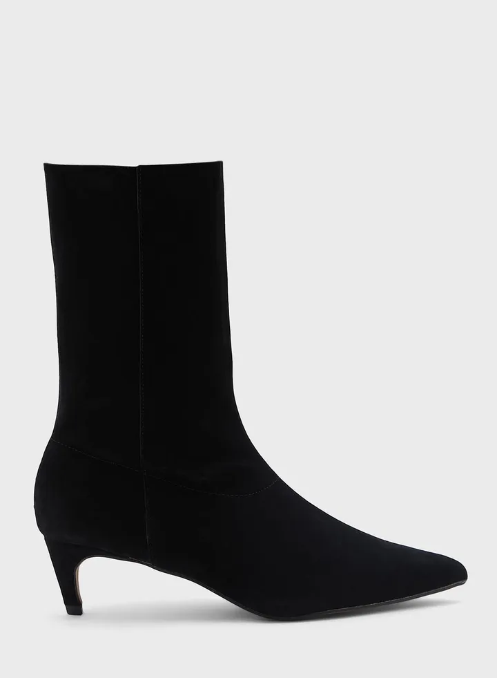 Casual High Heel Ankle Boots