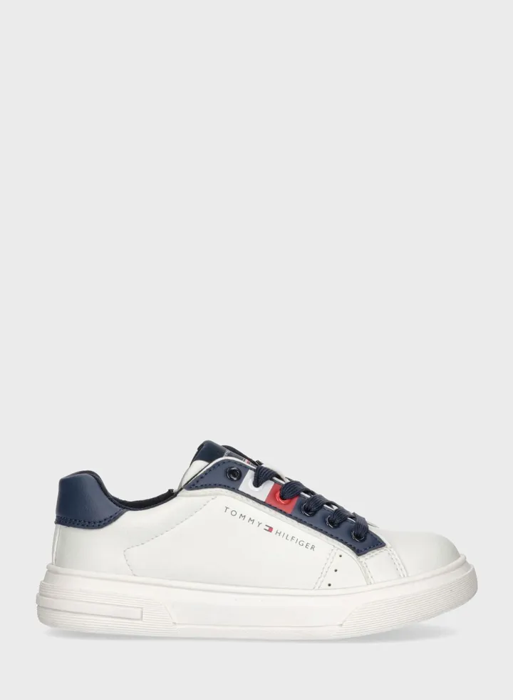Kids Low Top Lace Up Sneakers