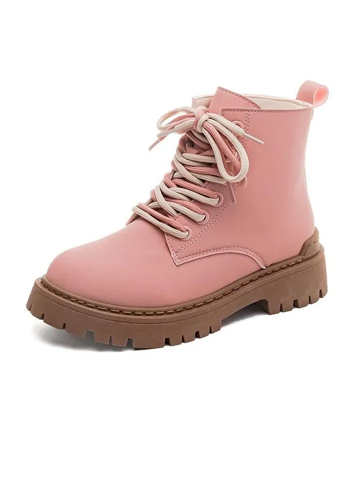 New English Style Heavy-Soled Work Boots