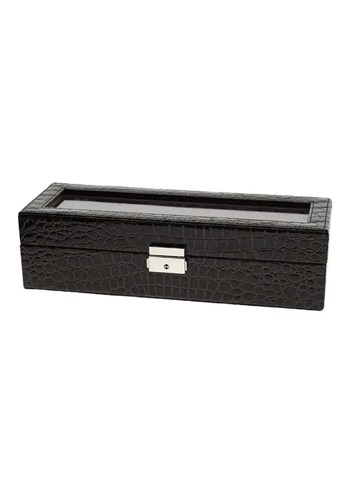 6 Compartment Watch Box Organizer