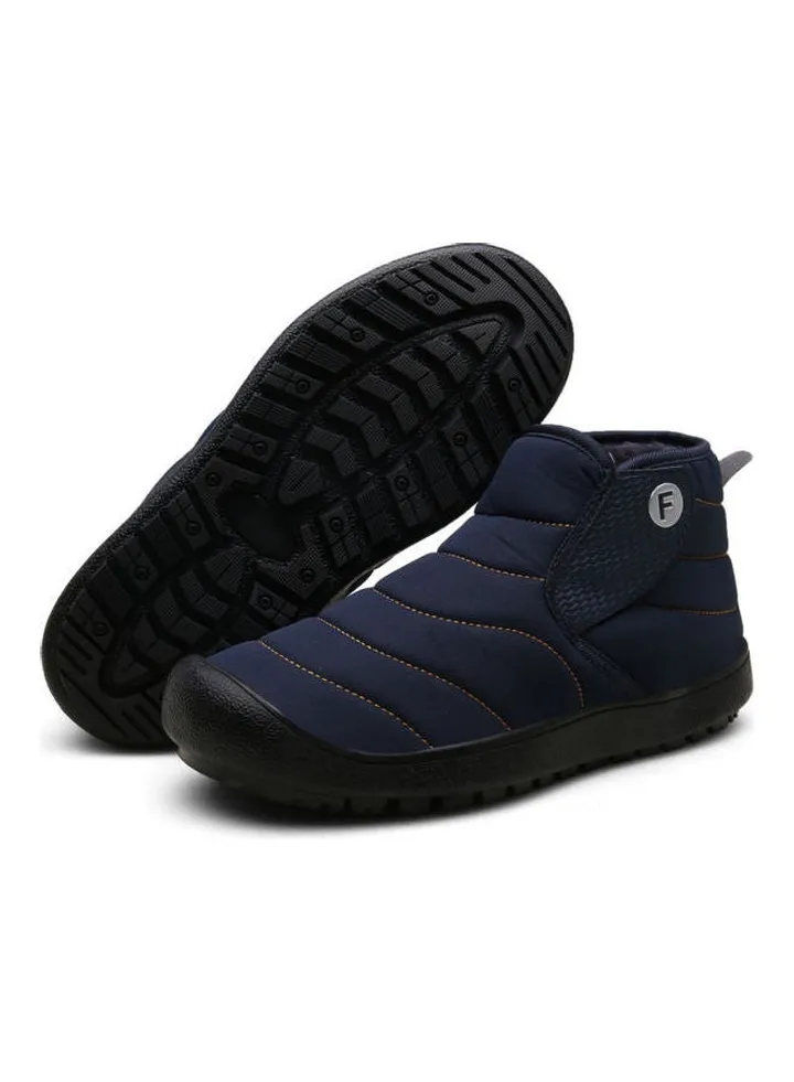 Winter Slip-On Snow Boots Blue/Black