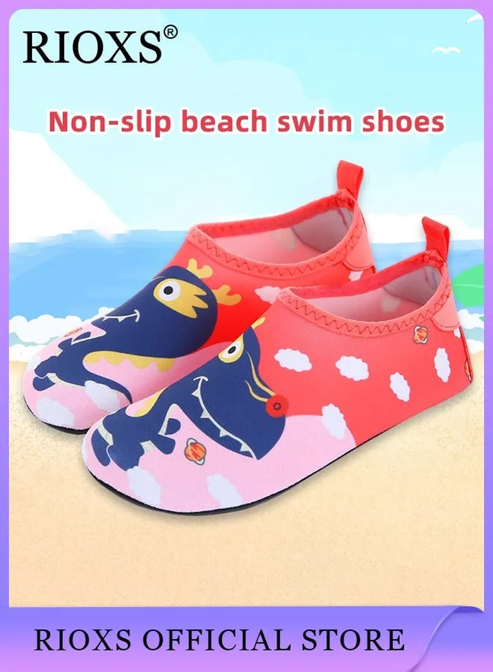 Water Shoes Beach Socks for Kids Toddler Baby Girls Boys Barefoot Quick-Dry Non-Slip Swim Socks Aqua Water Shoes for Beach Swimming Pool Water Park