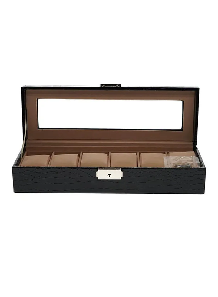 unisex 6 Grid Watch Organizer band-004247