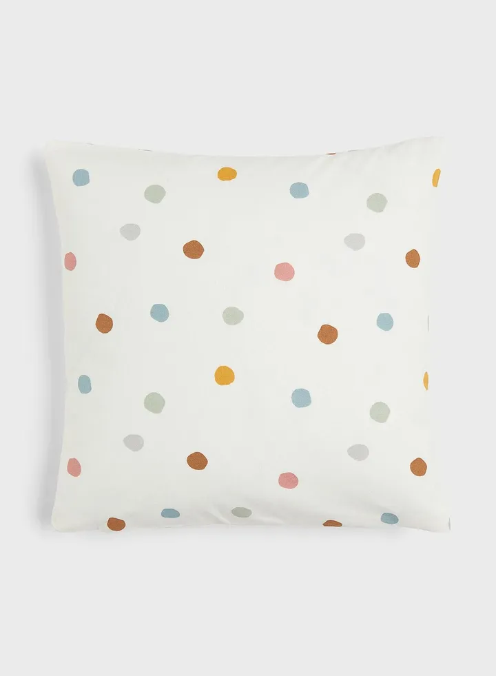 Spotted Cotton Cushion Cover-40X40