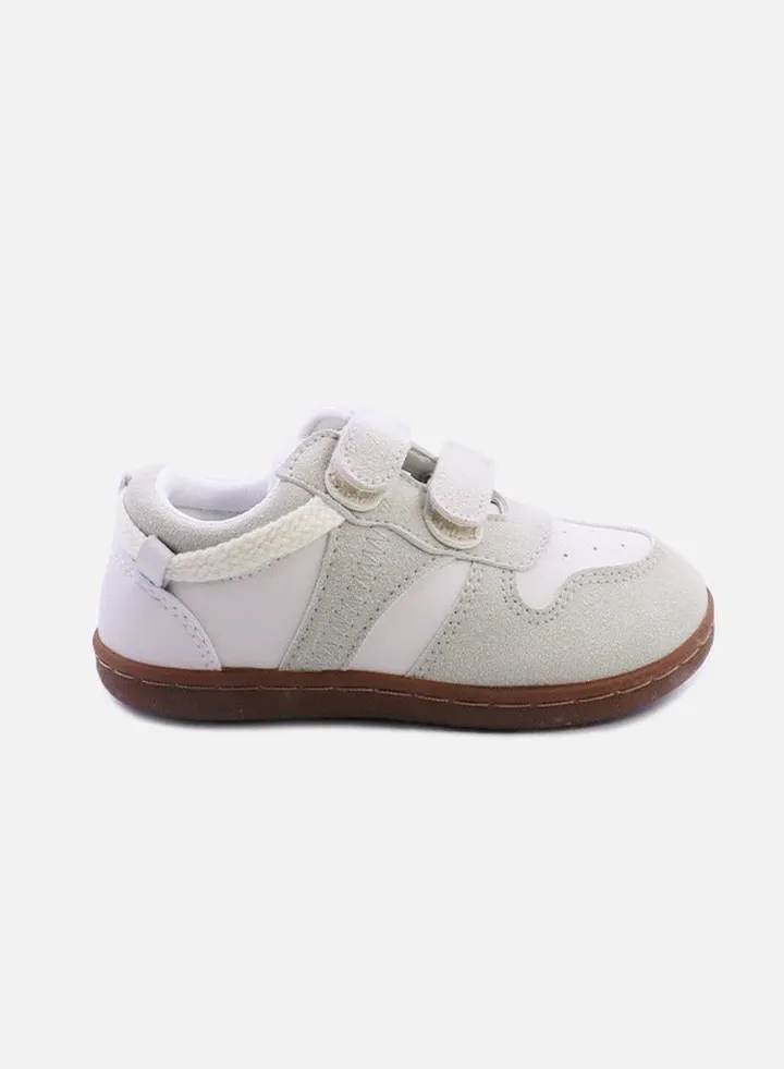 Children's Casual Soft Sole Low-top Velcro Sneakers - Gray