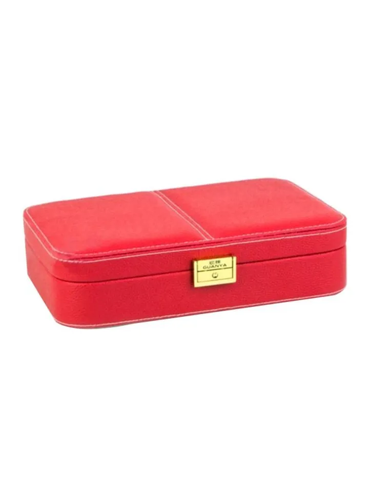 unisex Leather Jewellery And Watch Storage Case