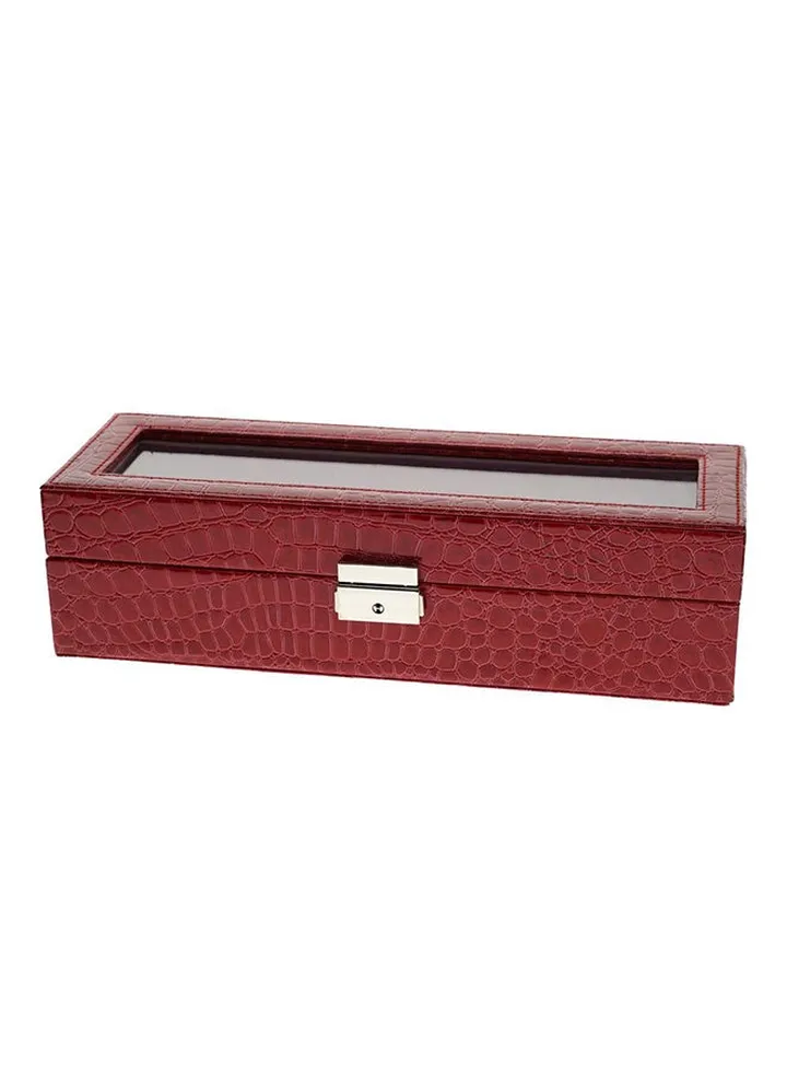 6 Compartment Watch Box Organizer