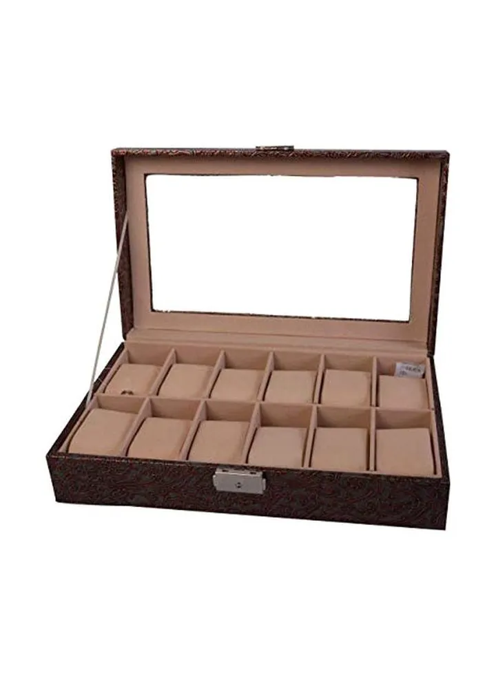 12-Slot Watch Organizer Case