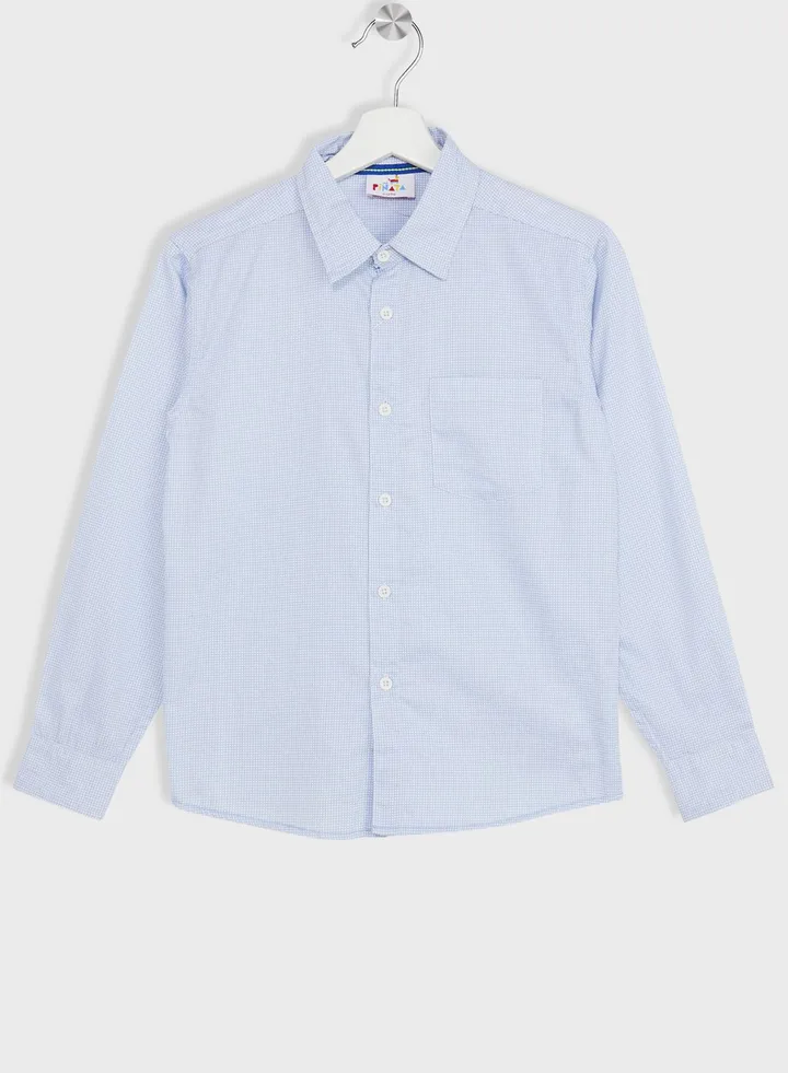Boys All Over Printed Shirt With Pocket