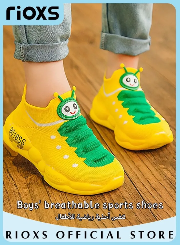 Kids' Soft Sole Sneakers Boys Girls Breathable Lightweight Running Sneakers Fashion Casual Sports Shoes