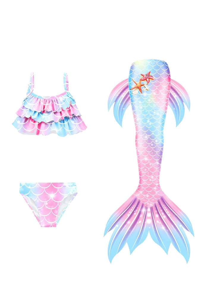 Children's Mermaid Swimsuit Bikini