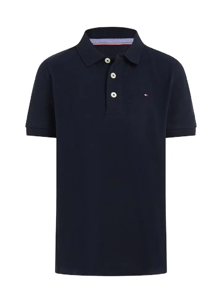 Boys' Organic Cotton Polo Shirt, Navy