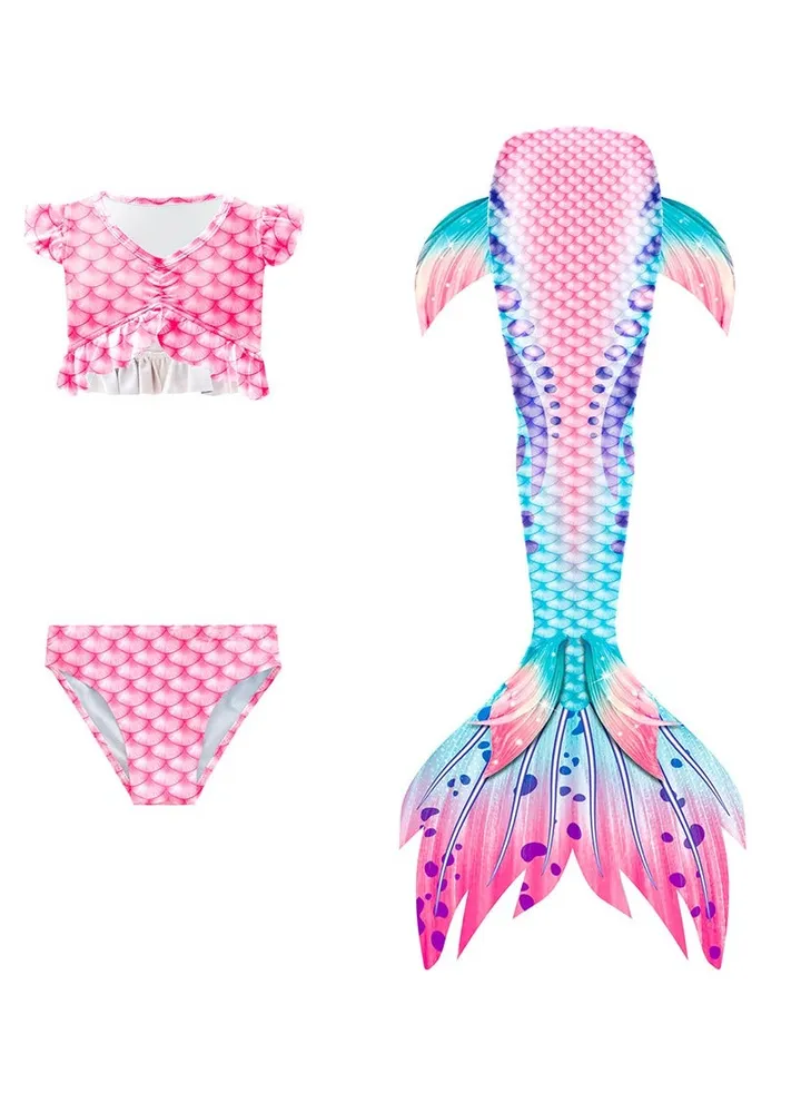 Children's Mermaid Swimsuit Bikini
