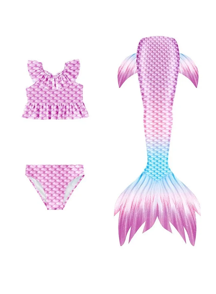 Children's Mermaid Swimsuit Bikini