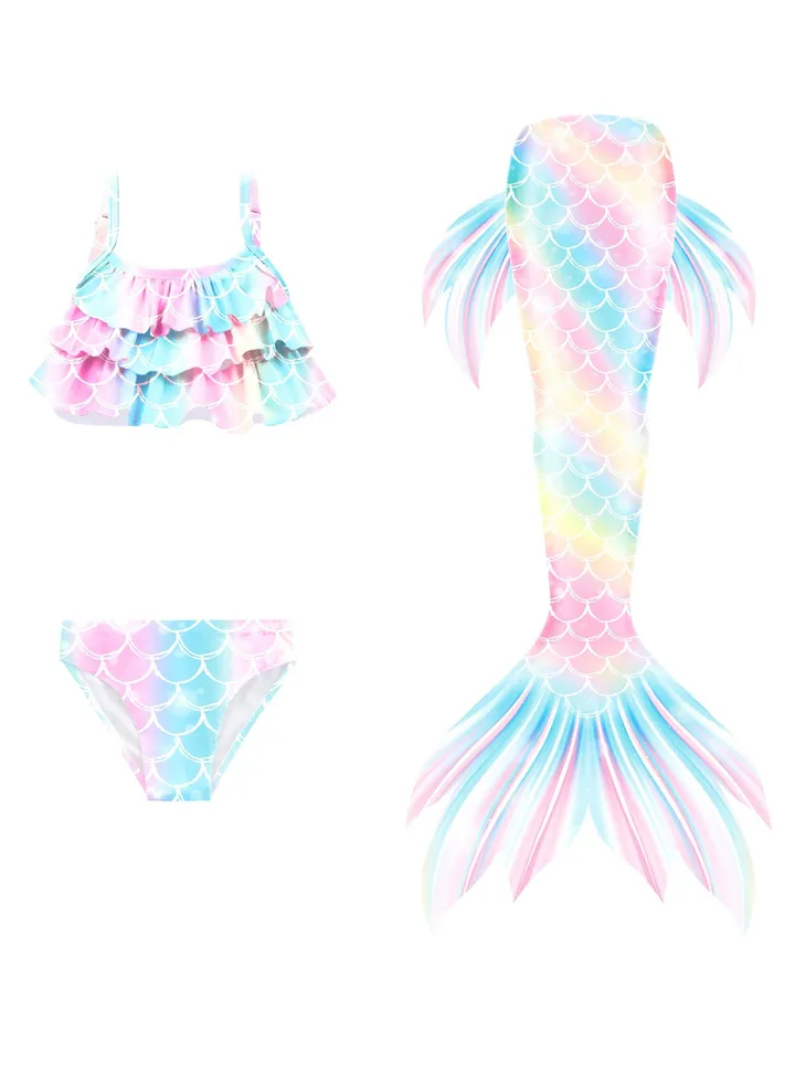 Children's Mermaid Swimsuit Bikini