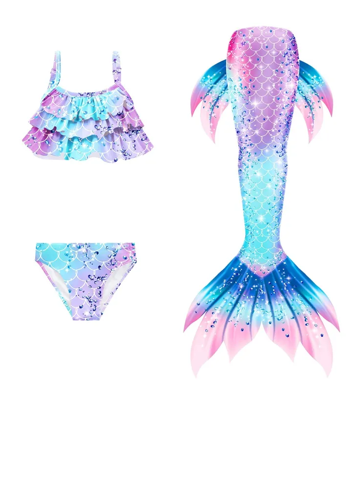 Children's Mermaid Swimsuit Bikini
