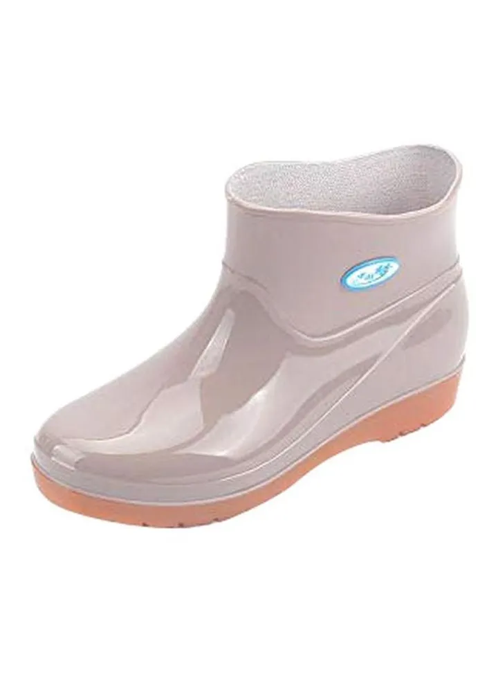 Slip-On Ankle Boots Apricot
