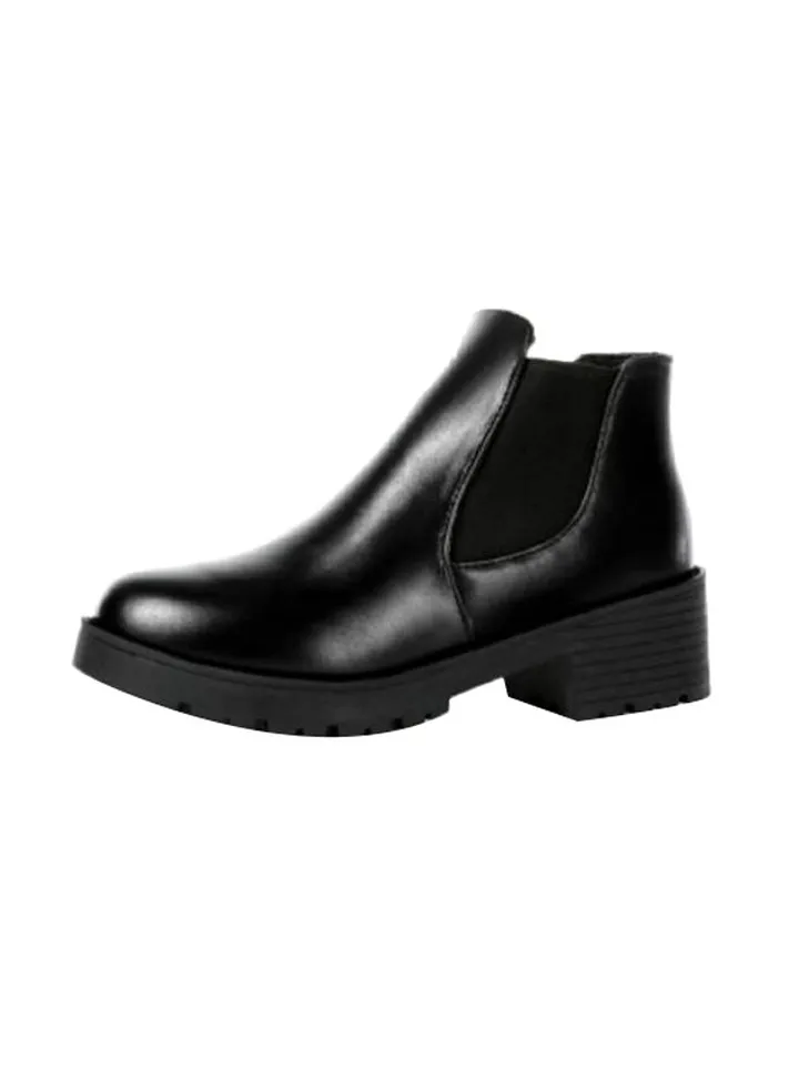 Vintage Ankle Boots Black