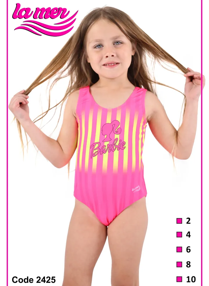 Girls barbie La Mer Swimsuit