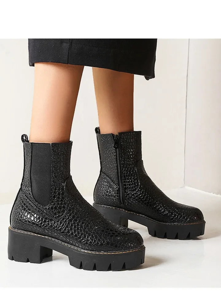 Fashion Ankle Boots Black