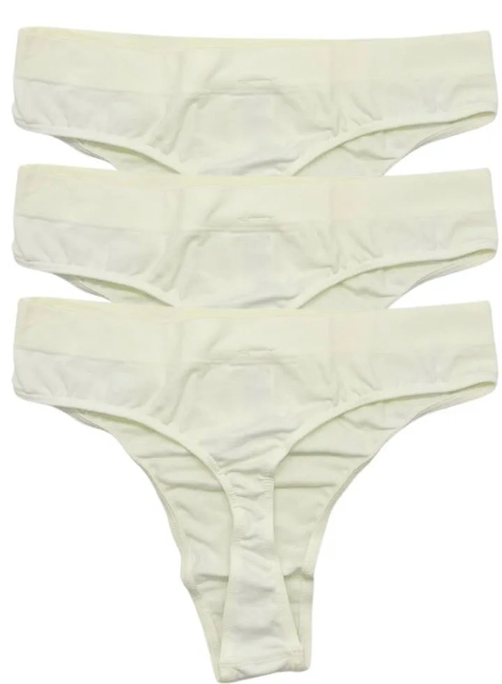 Premium Unique Panty White Underwear 3 Pack for Small to Medium Women