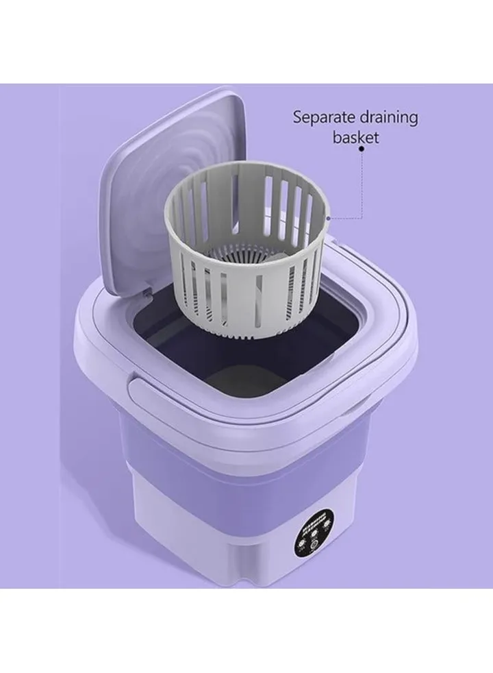 Folding Bucket Washing Shoes Machine Portable Turbine Washer