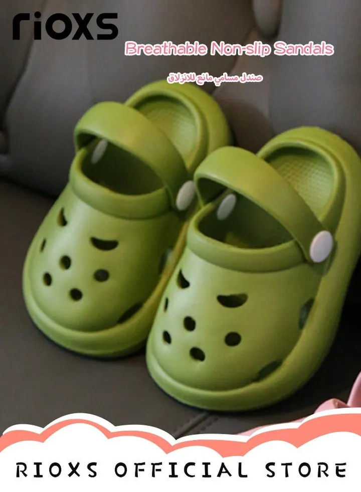 Toddlers Boys Girls Lightweight Clog Breathable Non-slip Sandals Slippers Indoor and Outdoor Playing Water Shower Beach Pool Sandals