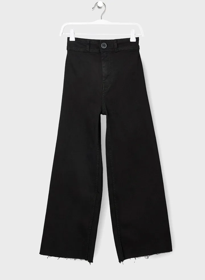 Youth Wide Leg Jeans