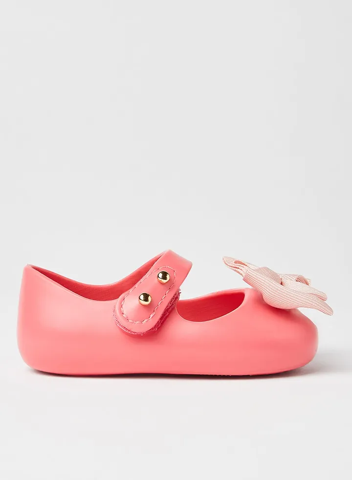 Baby Bow Detailed Mary Janes Pink