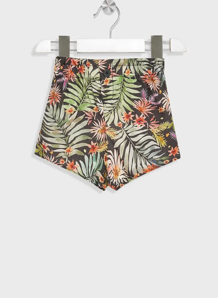 Kids Floral Print Shorts