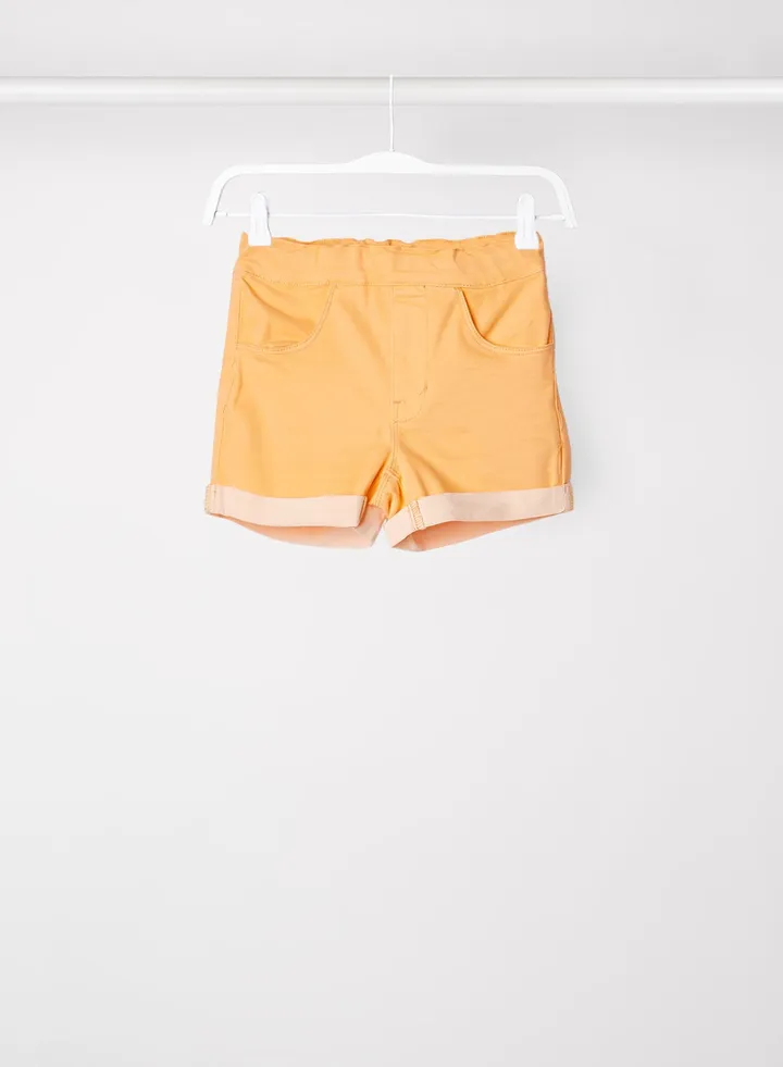 Kids/Teen Rolled Cuff Shorts Orange