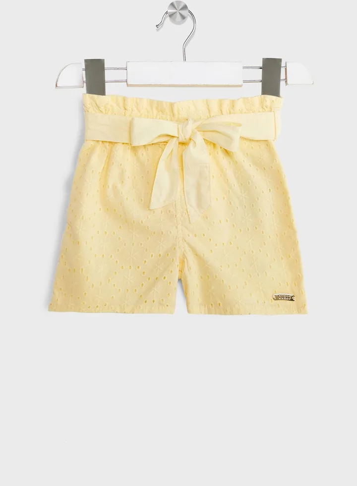 Kids Bow Detail Shorts