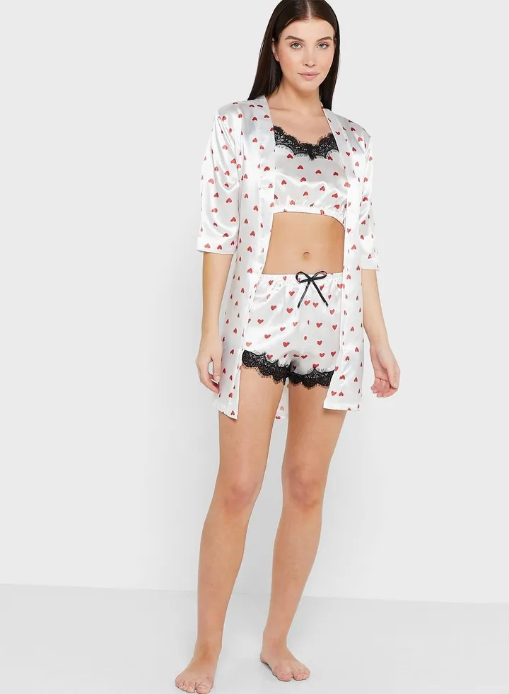3 Piece Nightwear Set