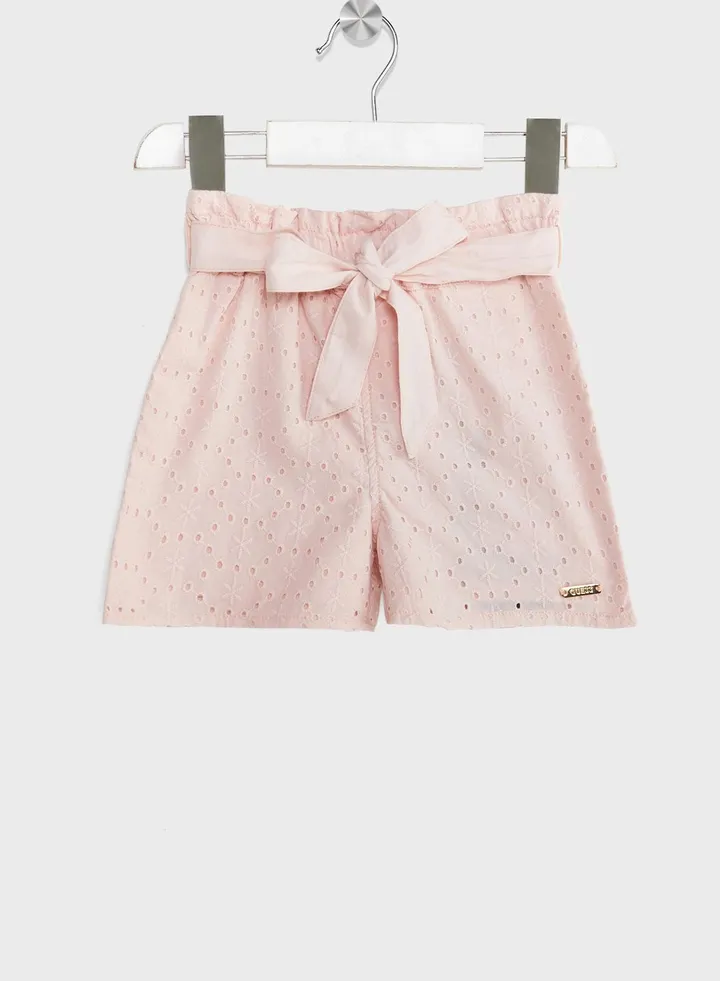 Kids Bow Detail Shorts