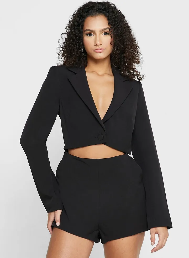 Cut Out Detail Playsuit