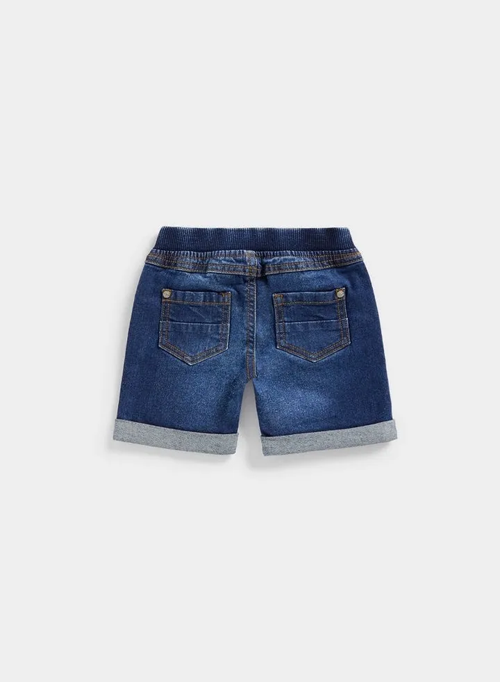 Mid Wash Denim Shorts