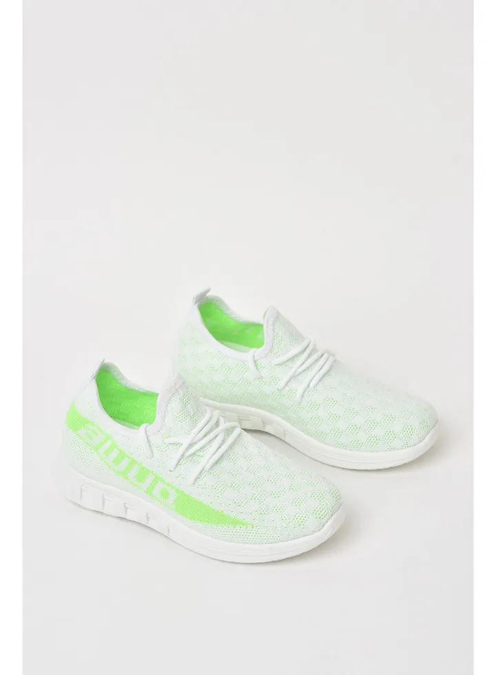 Casual Sneaker White/Green