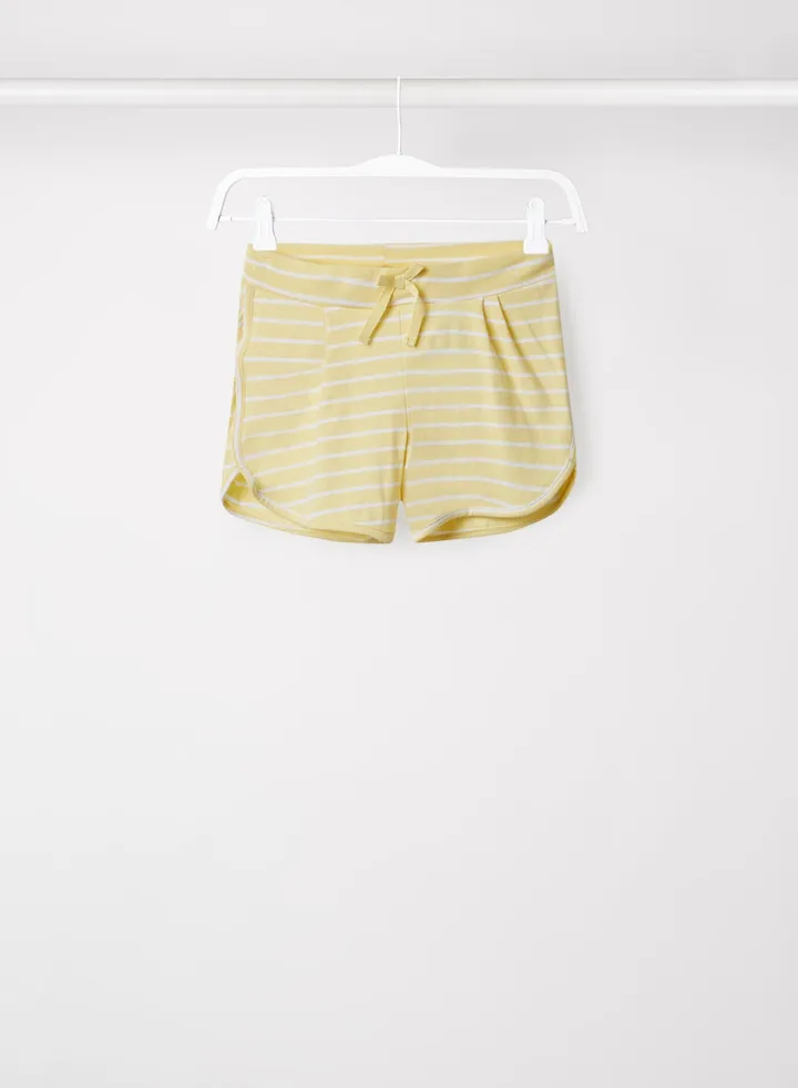 Kids/Teen Stripe Print Shorts Yellow